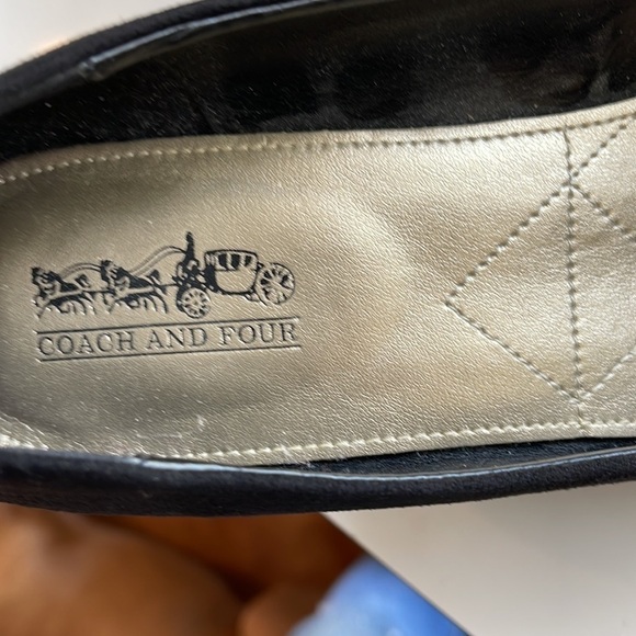 Coach and 🔥sale🔥Four black suede shoes Like new - Picture 5 of 5